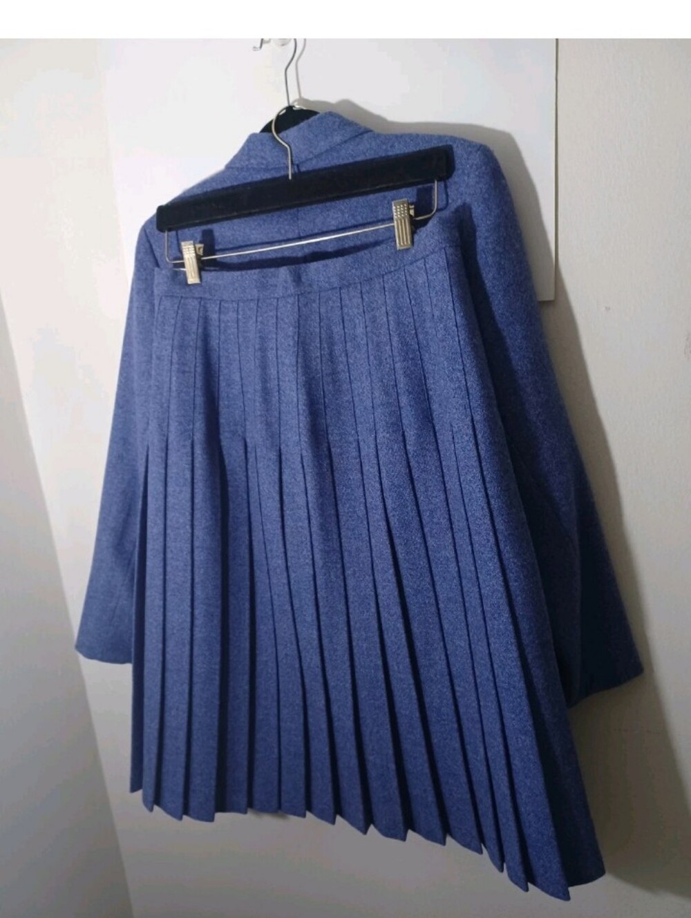 The Edinburgh Vintage Woolen Mill Vintage Pleated Wool Suit Pre-owned 16W READ